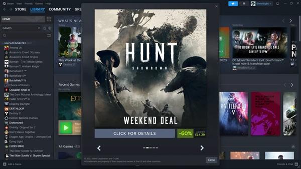 How do I stop steam from opening store page every time