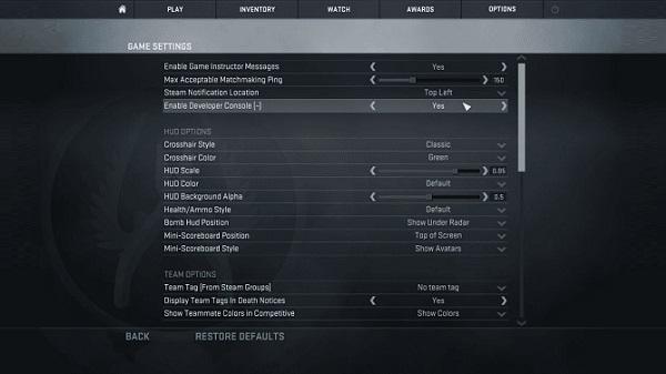 Instructions to Turn off Voice Chat in Counter Strike Global Offensive