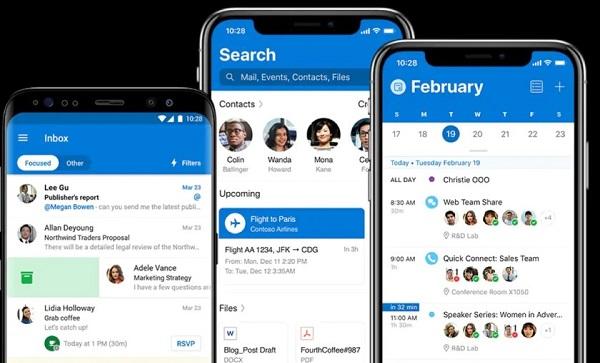 out of office in outlook mobile app