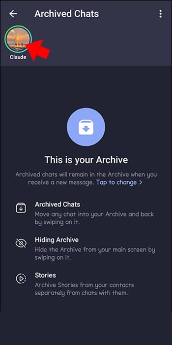 How to remove Telegram stories from the main screen