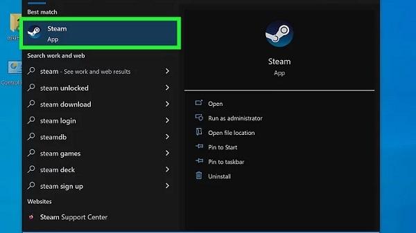 stop steam from opening when launching game 1