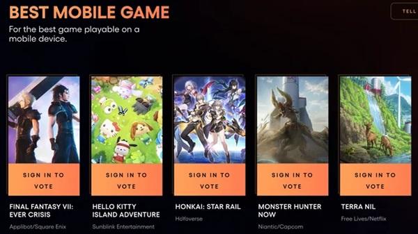 The Game Awards 2023 Nominees