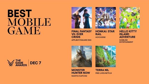 The Game Awards 2023 picks its mobile game of the year