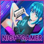 Icon Night Gamer Girl