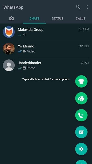 whatsapp aero phone