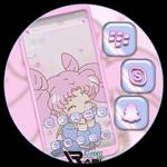 Icon Kawaii Cute Girl Theme